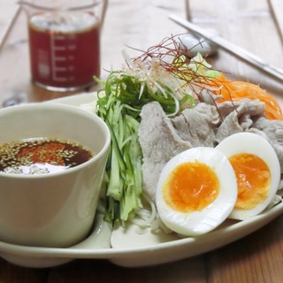 めんつゆで広島風つけ麺